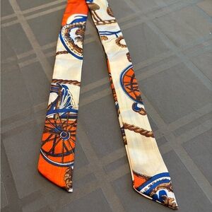 Colorful Nautical Print Scarf NWT